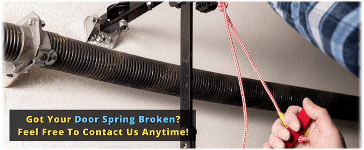 Broken Garage Door Spring Repair Pomona CA